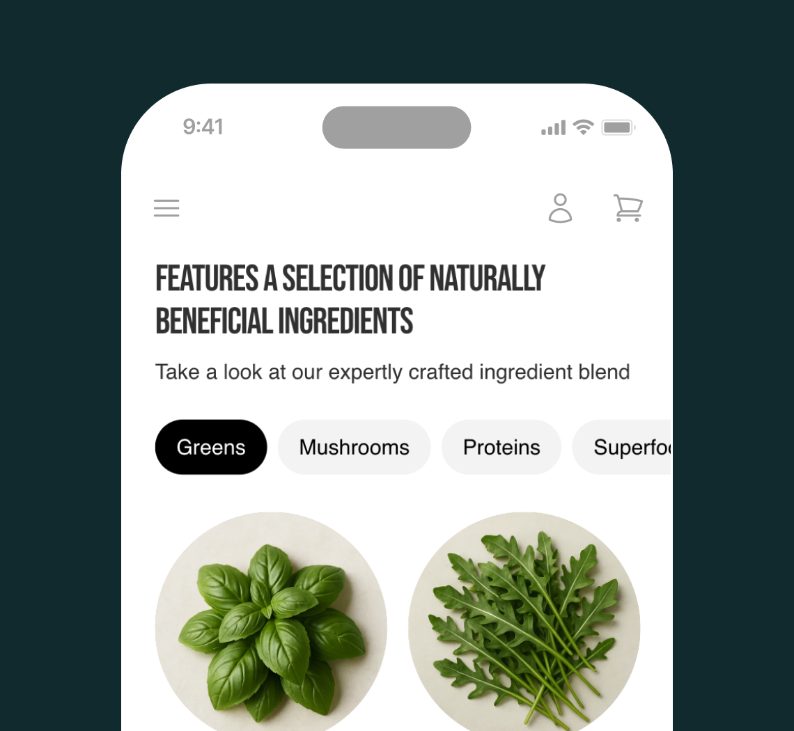 Ingredients Filter